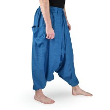 Harémové kalhoty aladin MIN, světle modrá