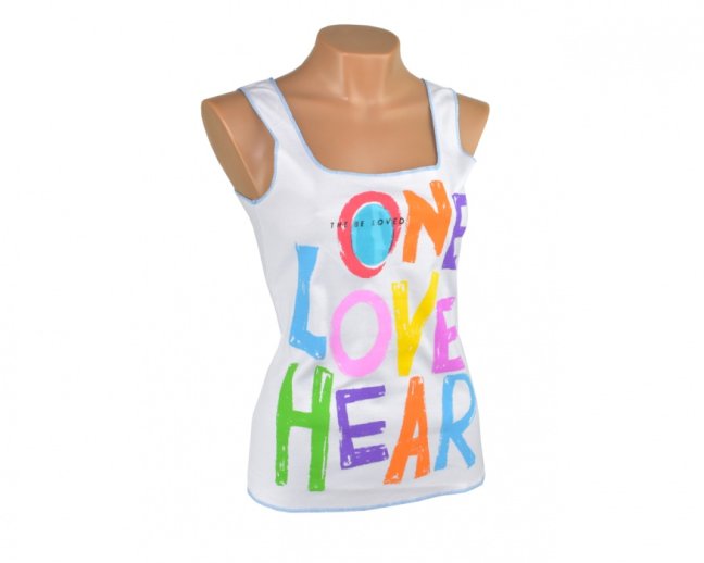 Dámské tílko BE LOVED, One, bílé