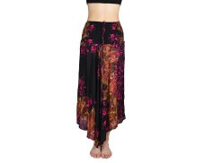 Sukně NAJWA, černá, paví pera