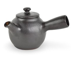 Keramická konev Kyusu Genmai hnědá lesklá cca 0,45 l