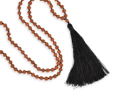 Japa Mala Rudraksha - černá