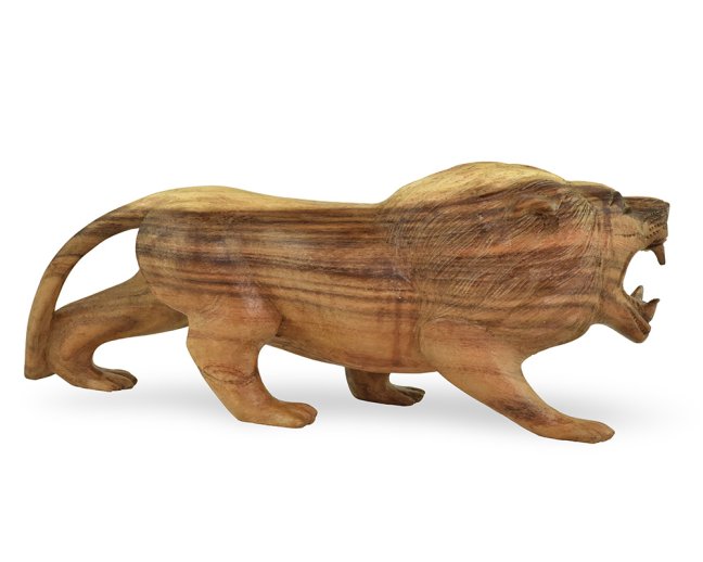 Dřevěná dekorace Lev 20 - var. A