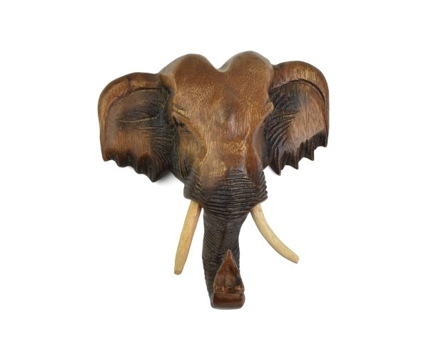 Závěsná dekorace Sloní hlava 18 cm