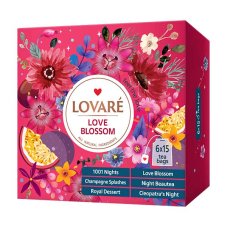 Kolekce čajů Lovaré Love Blossom (90 sáčků) 165 g