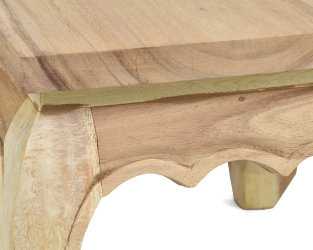 Opiový stoleček 35 x 35 cm natural