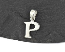 Stříbrný přívěsek Písmeno "P"