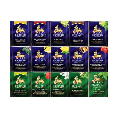 Kolekce čajů Richard Royal Tea Collection (120 sáčků) 230,4 g