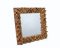 Zrcadlo dřevěný rám Blocks 50 x 50 cm