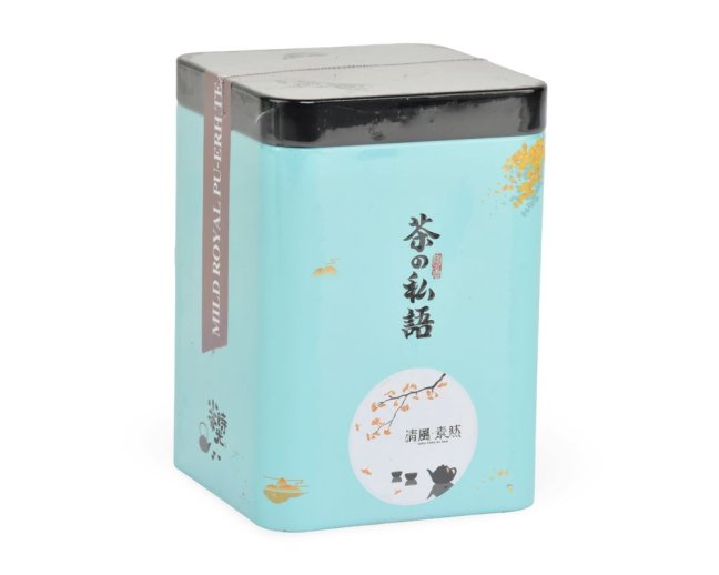 Tmavý čaj China Yunnan Pu Erh Golden Sail - modrá dóza - 150 g