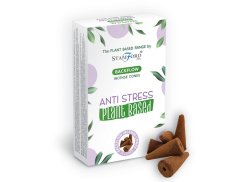 Rostlinné vonné jehlánky "tekoucí dým" Anti Stress 12 ks