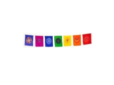 Vlaječky textil Chakra Symbols 26 x 36 cm 7 ks