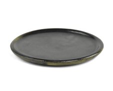 Keramický metalický podtácek pod kalabasu - tmavý