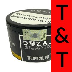 Tabák Dozaj Black T&T Tropical Pr 125 g