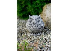 Zahradní betonová dekorace - Sova kulatá