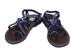 Sandály Phailin vázané, tmavě modré
