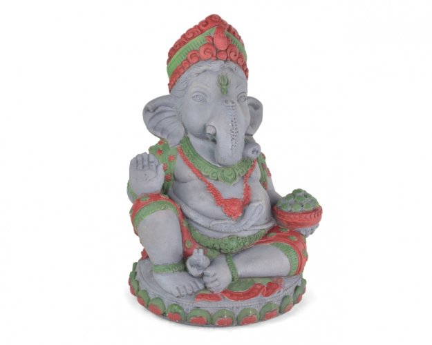 Betonová socha Sedící Ganesh 50 cm D