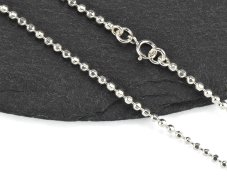 Stříbrný řetízek kuličky 61 cm