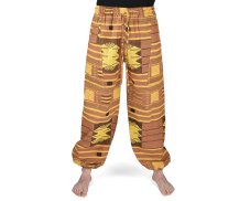 Kalhoty jóga WAAN, žlutohnědé