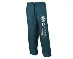 Kalhoty Nippon dlouhé, bavlna, tmavě zelené II, souboj