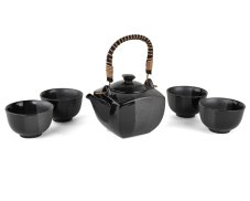 Porcelánová souprava Japan Tea Burakkugurafaito 5ks - II. jakost