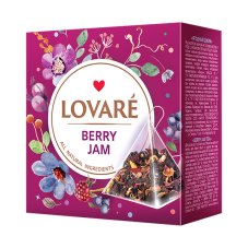 Bylinný aromatizovaný čaj Lovaré Berry Jam (15 pyramid) 30 g