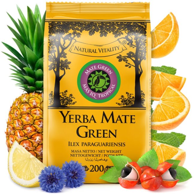 Yerba Maté Green Mas IQ Tropical