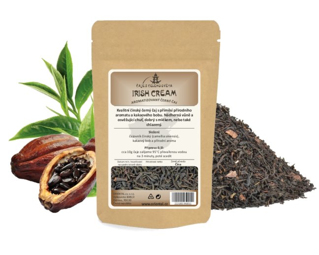Černý aromatizovaný čaj Irish Cream