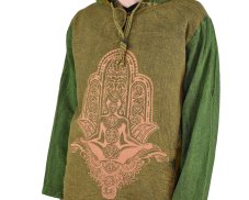 Pánská mikina Hamsa, světle zelená
