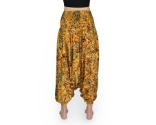 Harémové kalhoty aladin NATSU, šelmy, oranžová