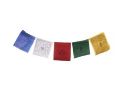 Tibetské modlitební vlaječky Lungta B 20 x 24 cm 25 ks