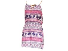 Overal kraťasy, sloni, růžový