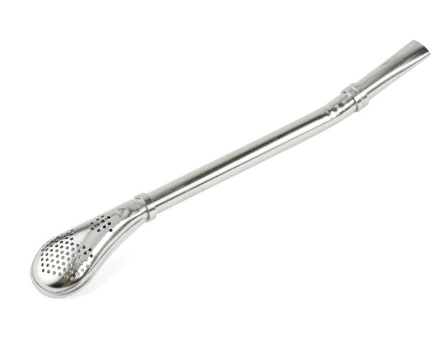 Bombilla CUCHARA lomená stříbrná 15,5 cm