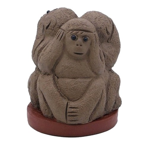 Čajový duch Tři opice 7 cm