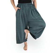 Capri kalhoty PONG, zelená, baloon