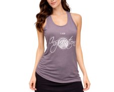 Dámské tílko I AM INSPIRATION, bavlna, šedé