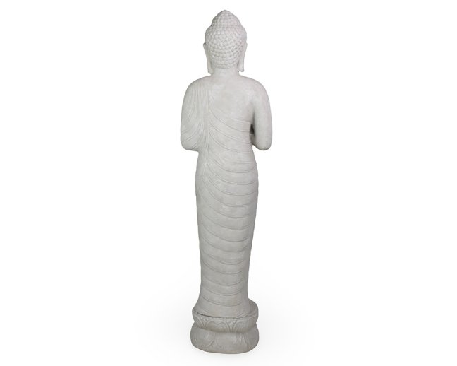 Odlehčená socha Buddha s mísou Alms - 150 cm