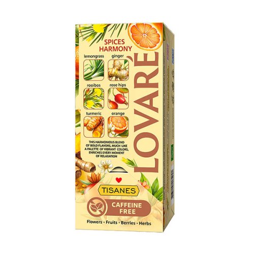 Bylinný čaj Lovaré Spices Harmony (24 sáčků) 43,2 g