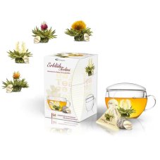 Dárkový set Creano Teelini White Tea - skleněný šálek a 8 ks čaje