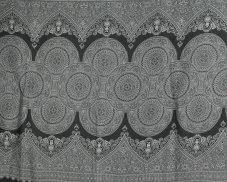 Sarong - Pareo REN, mandala kruh, zelená, II. jakost