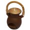 Aromalampa keramická tmavá - cca 17 cm