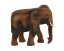 Dřevěná soška Slon Chobot dolů 22 cm
