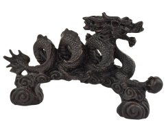 Soška pryskyřice Čínský drak - 20 x 12,5 cm II. jakost