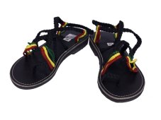 Sandály Sumalee vázané, rasta, vel. 37