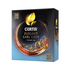 Černý aromatizovaný čaj Curtis Elegant Earl Grey (100 sáčků) 170 g