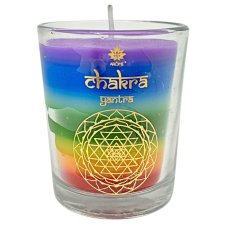 Vonná svíčka Sedm čaker - Santalové dřevo