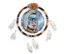 Indiánská závěsná dekorace 30 cm - var. G - II. jakost