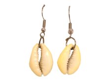 Náušnice mušle kauri