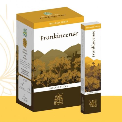 Indické vonné tyčinky Himalaya - Wellness Series - Frankincense 15ks