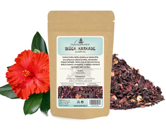 Ibišek (Karkade) - Gramáž čaje: 50 g