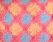 Sarong - Pareo REN, ohňostroj, pastelově růžový